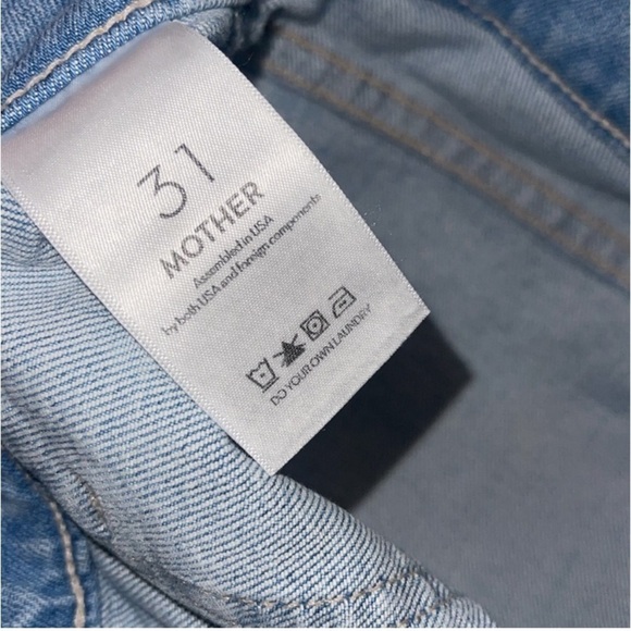 NWT MOTHER The Patch Rambler Ankle Chew jeans in Norway Jose 31 - Picture 9 of 14
